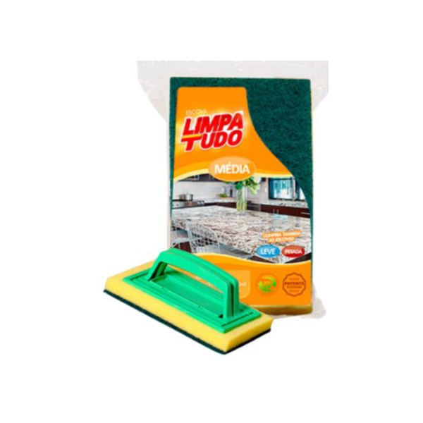 Esponja Limpa Tudo Média