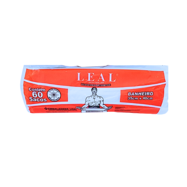 Saco de Lixo Rolo Banheiro 35cm x 40cm - 60 unidades