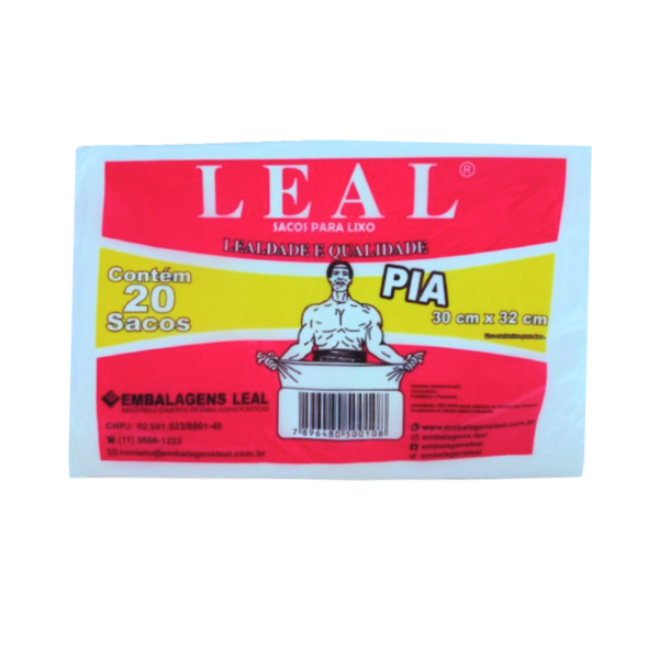 Saco para Lixo Pia 30x32cm - 20 unidade
