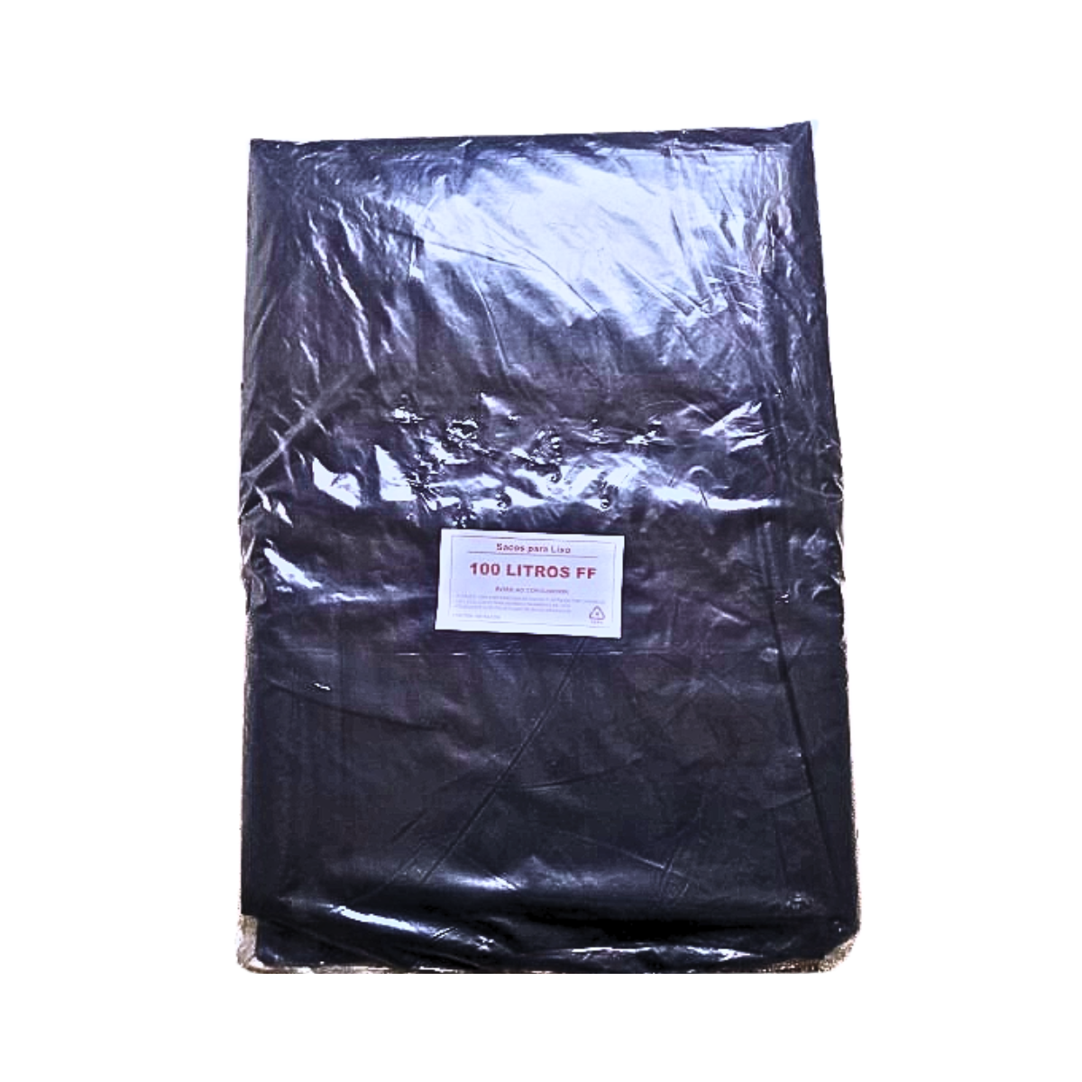 Saco para Lixo 100 Litros Resistente - 100 Unid