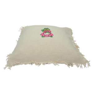 Capa De Almofada 100% Algodão - 40x40 - Cru Estampado